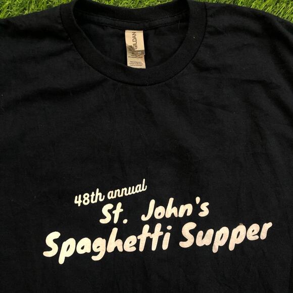 Men's Navy St. Johns Spaghetti Supper Graphic Tee - Picture 3 of 4